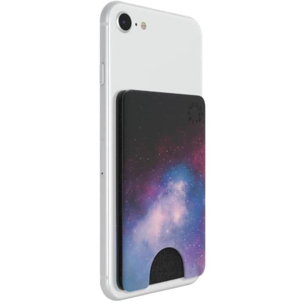 Portfölj PopWallet - POPSOCKETS - Blå galax - Unisex - Syntetisk - Halvstyv
