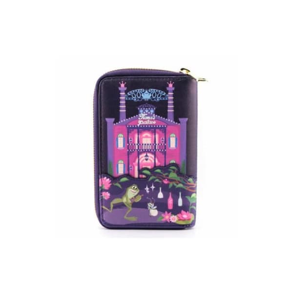 Plånbok - Disney - Prinsessan och grodan - Syntetiskt läder - 20 x 10 cm - Mjuk