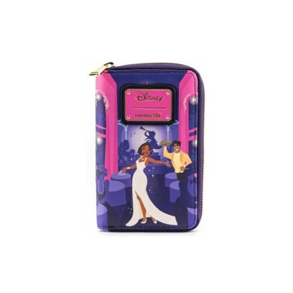 Plånbok - Disney - Prinsessan och grodan - Syntetiskt läder - 20 x 10 cm - Mjuk