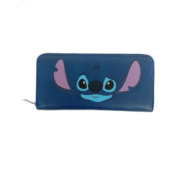 Portfölj Stitch Disney Blå - CERDA - Portfölj - Mjuk - Med blixtlås - Syntetisk