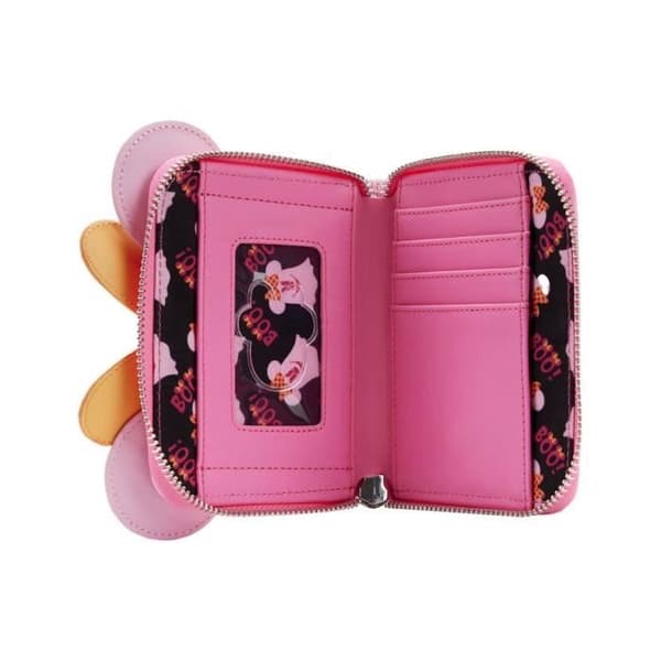 Loungefly - Disney - Pastell Ghost Minnie Glow In The Dark Myntväska By Loungefly