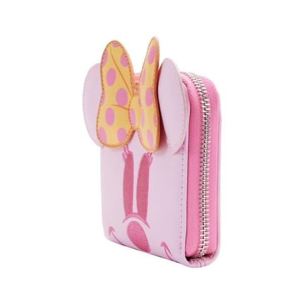 Loungefly - Disney - Pastell Ghost Minnie Glow In The Dark Myntväska By Loungefly