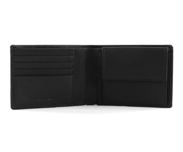 Porte-monnaie PIQUADRO Akron Nero [92849] - Herr - Läder - RFID-skydd