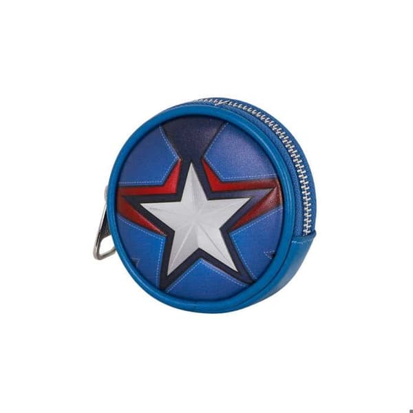 Plånbok Cookie - Marvel Captain America Mod - Blå - En storlek
