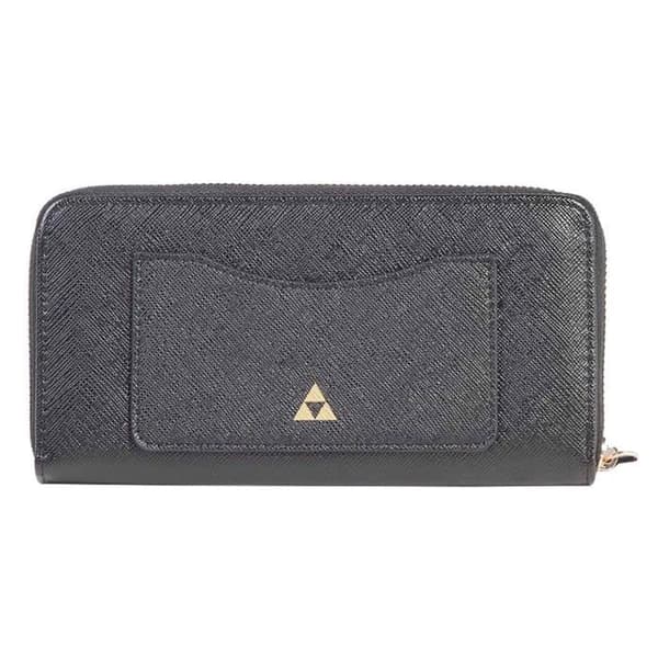 Zelda Plånbok Noir Och Vit Randig Hyrule Logotyp ny officiell Ninetendo