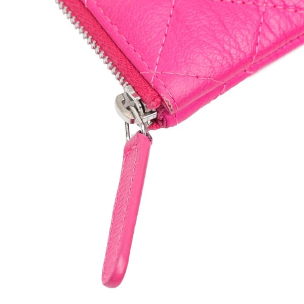 Pre-owned Chanel Small Goatskin Quilted Reissue Cosmetic Pouch Pink