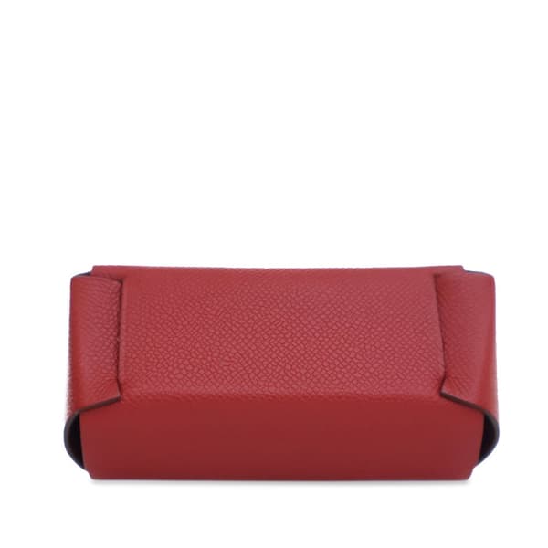Pre-owned Hermès Epsom Lipstick Case Red