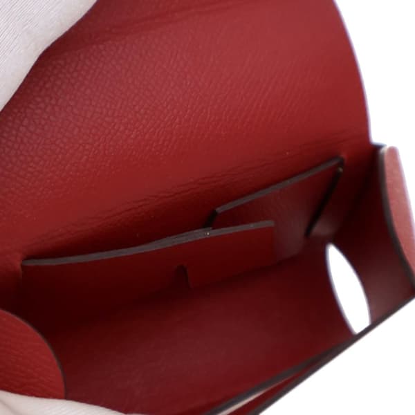 Pre-owned Hermès Epsom Lipstick Case Red