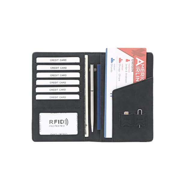 INF RFID-blokerende pas holder & rejse pung - slank & sikker