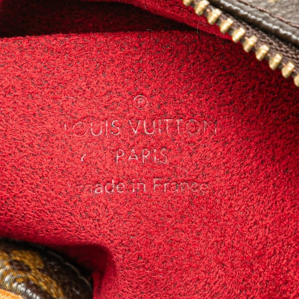 Pre-owned Louis Vuitton Monogram Trousse Wapity Brown