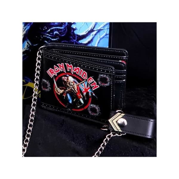 Portfölj - Iron Maiden - Eddie Trooper - Svart - 12x16cm - Vuxen Unisex