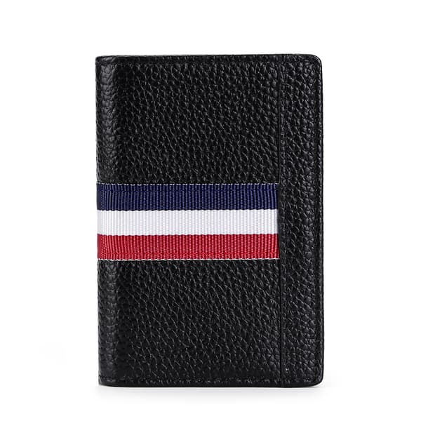 INF RFID-suojattu nahkalompakko, minimalistinen korttikotelo miehille ja naisille