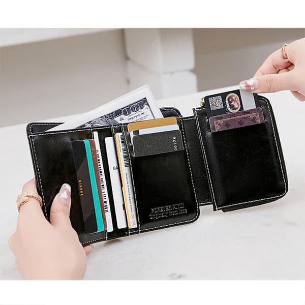 INF Svart RFID-blockerande plånbok - Kompakt & Snygg
