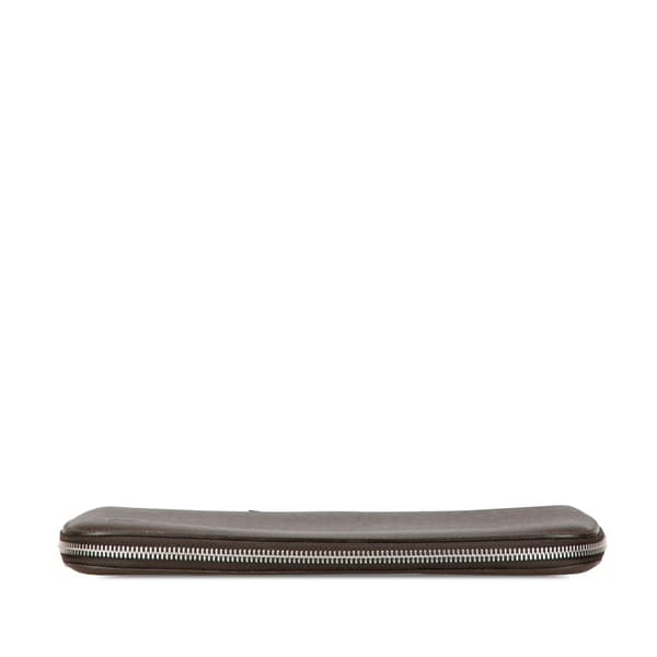 Pre-owned Louis Vuitton Taiga Atoll Organizer Brown