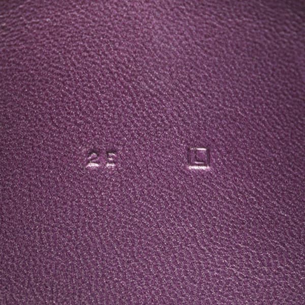 Pre-owned Hermès Togo Dogon Wallet GM Purple
