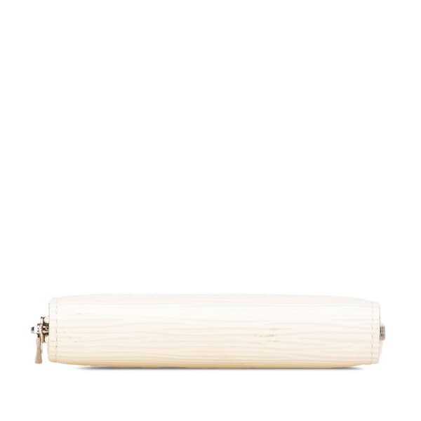 Pre-owned Louis Vuitton Epi Zippy Coin Purse White