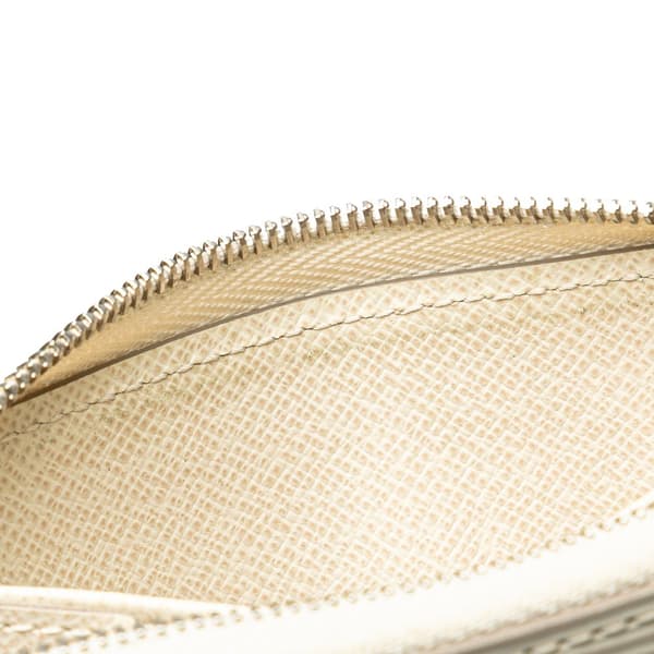 Pre-owned Louis Vuitton Epi Zippy Coin Purse White