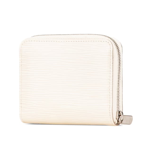 Pre-owned Louis Vuitton Epi Zippy Coin Purse White