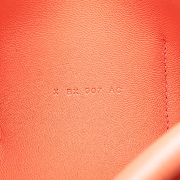 Pre-owned Hermès Togo Dogon Duo Wallet GM Orange