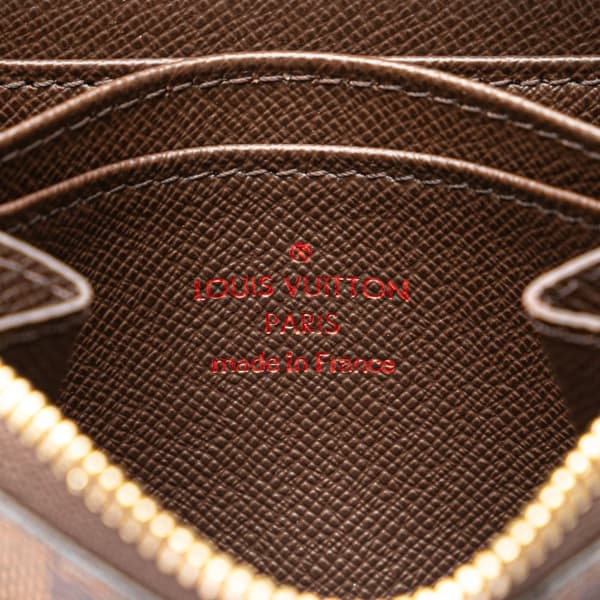 Pre-owned Louis Vuitton Damier Ebene Zippy Coin Purse Brown