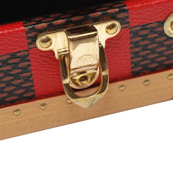 Pre-owned Louis Vuitton Damier Pop Malle Pyramide Yellow