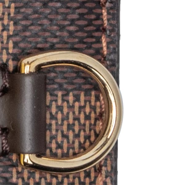Pre-owned Louis Vuitton Damier Ebene Neverfull Pouch Brown
