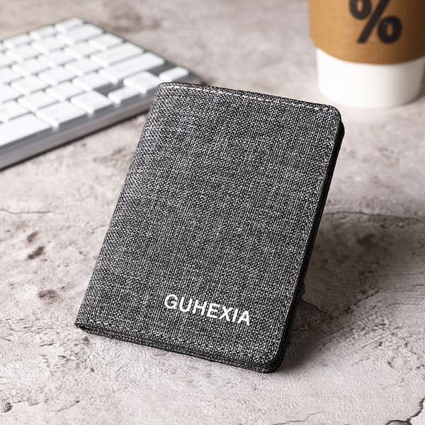 INF RFID-blokkerende, slank og minimalistisk lommebok Grå