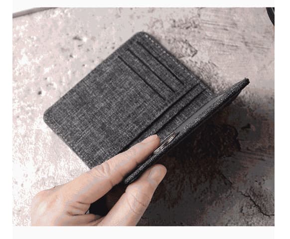 INF RFID-blokkerende, slank og minimalistisk lommebok