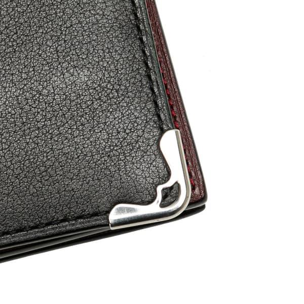 Pre-owned Cartier Leather Must De Cartier Long Wallet Black