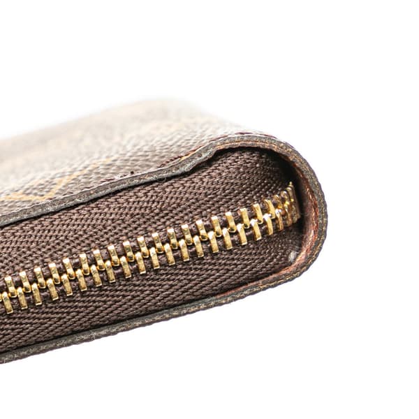 Pre-owned Louis Vuitton Monogram Zippy Coin Purse Brown