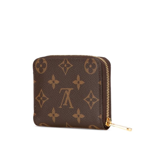 Pre-owned Louis Vuitton Monogram Zippy Coin Purse Brown