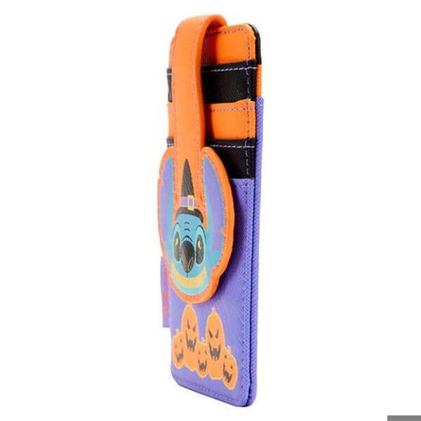 Kortfodral - Loungefly - Disney Stitch Halloween - Orange - Kompakt - Praktisk