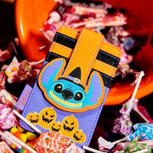 Kortfodral - Loungefly - Disney Stitch Halloween - Orange - Kompakt - Praktisk
