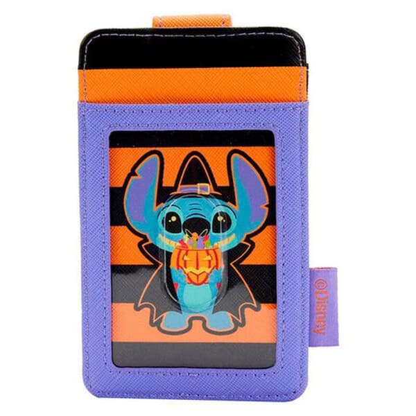 Kortfodral - Loungefly - Disney Stitch Halloween - Orange - Kompakt - Praktisk