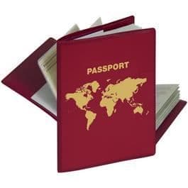 RFID skyddsväska - HERMA - Pass - Röd - 2 fack - Skydd av personuppgifter