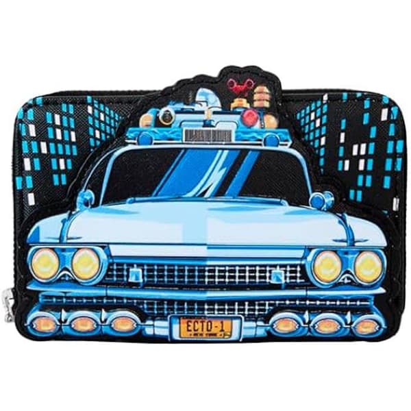 Dragkedja plånbok - LOUNGEFLY - Ghostbusters Ecto - Växtbaserat läder - Flerfärgad - 15x10 cm