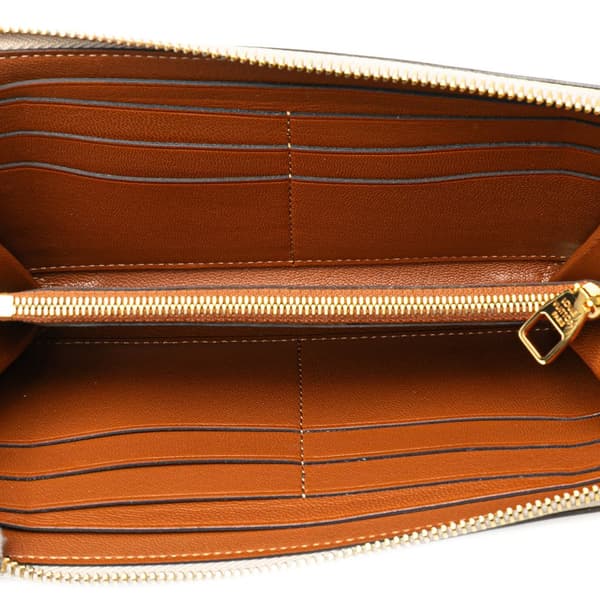 Pre-owned Louis Vuitton Leather Veau Soie Iena Wallet Brown