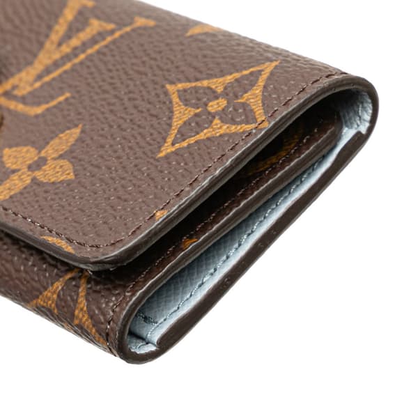 Pre-owned Louis Vuitton Monogram 4 Key Holder Brown