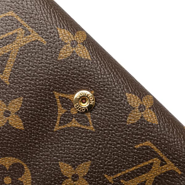 Pre-owned Louis Vuitton Monogram Victorine Vivienne Wallet Brown