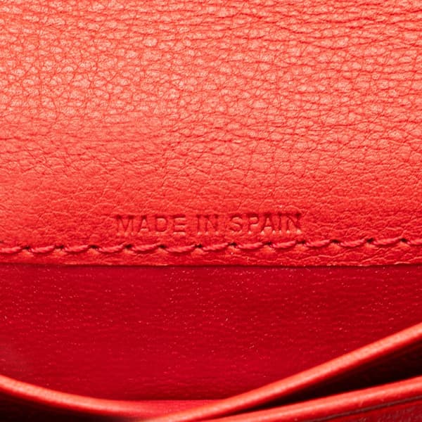 Pre-owned Dior Leather Card Case Blue