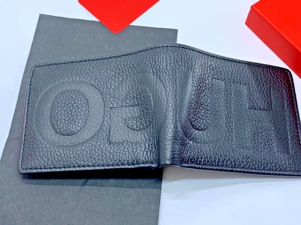 NEW MEN HUGO BY HUGO BOSS VICTORIAN L4CC BIFOLD BLACK LEATHER WALLET COIN POCKET