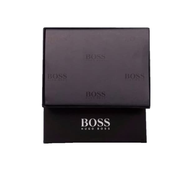 New Hugo Boss Men’s Slim Genuine Leather Wallet for Credit Card, Notes & Coins