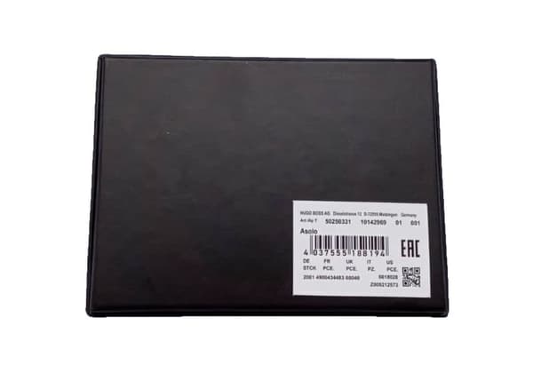 New Hugo Boss Men’s Slim Genuine Leather Wallet for Credit Card, Notes & Coins