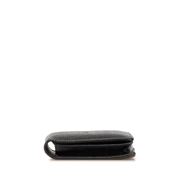 Pre-owned Chanel CC Caviar Card Holder Black