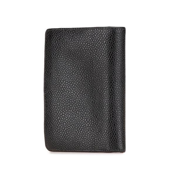 Pre-owned Chanel CC Caviar Card Holder Black