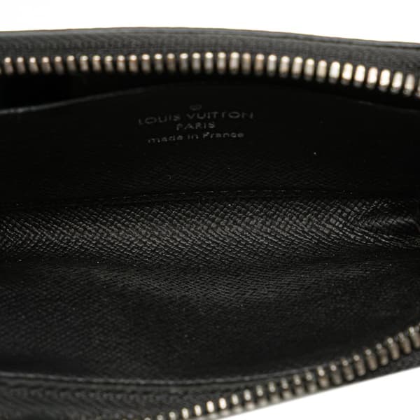Pre-owned Louis Vuitton Monogram Eclipse Zippy Coin Purse Black