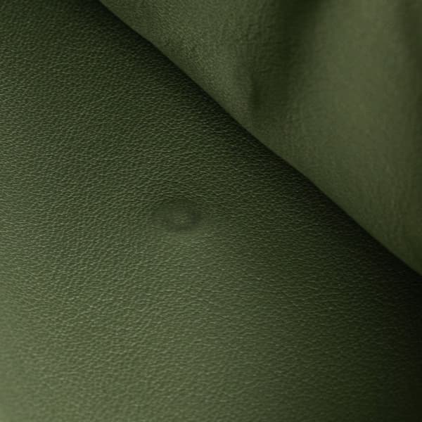 Pre-owned LOEWE Grained Calfskin Anagram Compact Flap Wallet Green