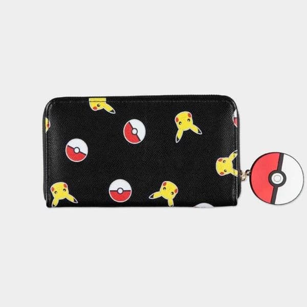 Plånbok - POKEMON - Pikachu - Svart - Syntetisk - Mjuk