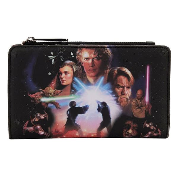 Plånbok - Loungefly - Star Wars Prequel Trilogy - Veganskt läder - 16,25x10cm - Blandat