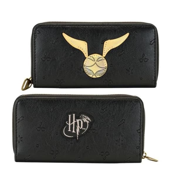 Harry Potter Golden Snitch Plånbok Svart och Guld Unik